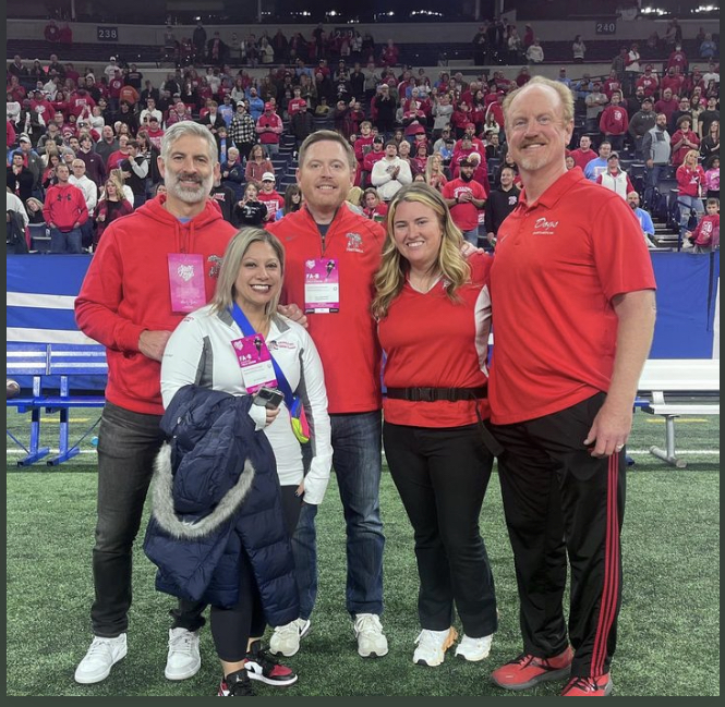 Dr. Plank with other members of the CPHS Sports Medicine Staff team