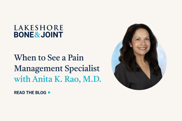 When to See a Pain Management Specialist with Anita K. Rao, M.D